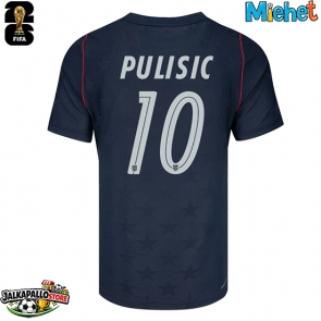 Yhdysvallat Christian Pulisic #10 Vieraspaita MM-kisat 2026 Lyhythihainen
